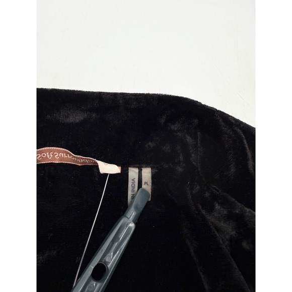 Soft Surroundings Jacket Womens Petite Large Single Buttons Rhinestones Velvet - Picture 15 of 16